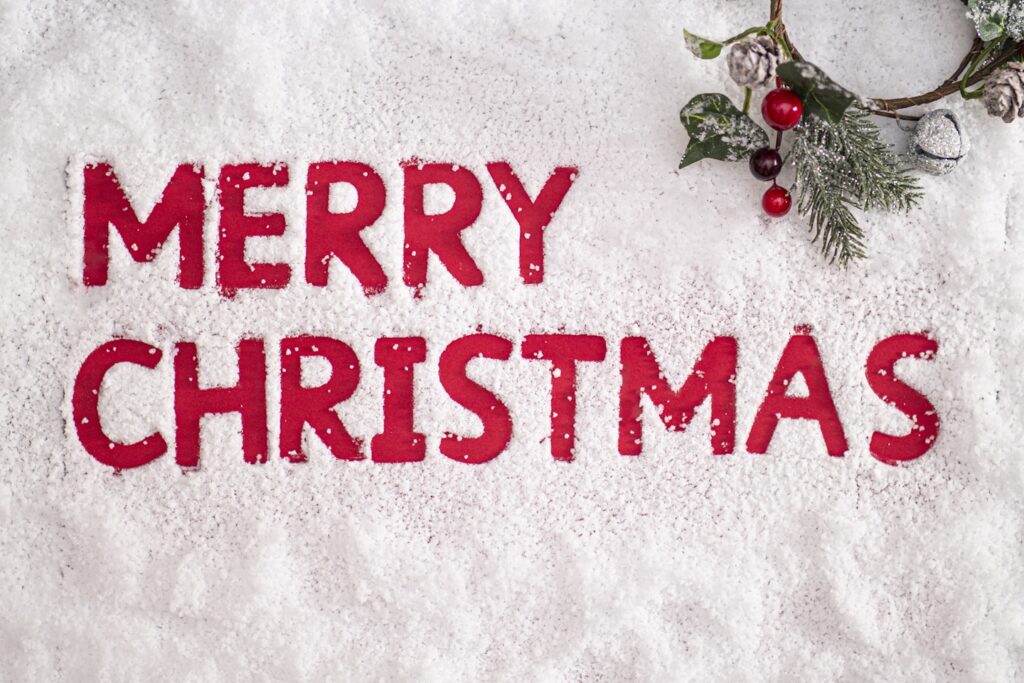 Merry Christmas text