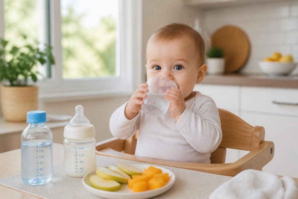 découvrez quelle quantité d'eau donner à votre bébé pour prévenir la déshydratation et assurer son bien-être au quotidien.