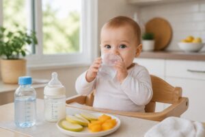 découvrez quelle quantité d'eau donner à votre bébé pour prévenir la déshydratation et assurer son bien-être au quotidien.