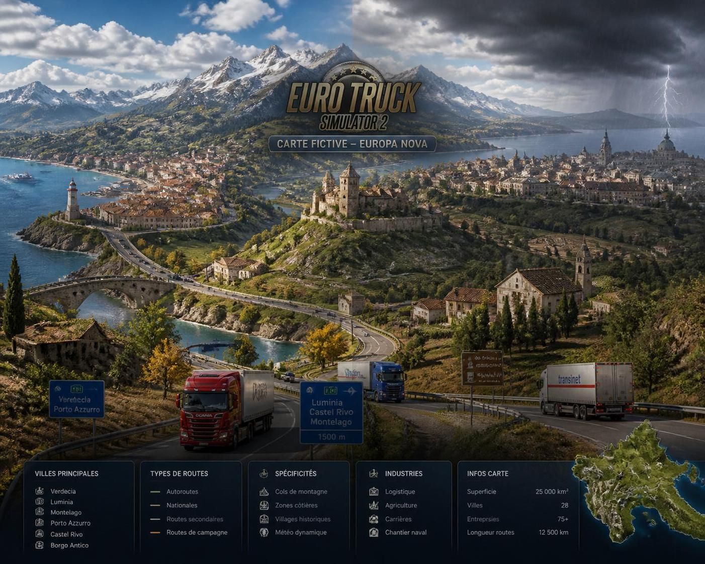 découvrez comment l'extension grand utopia révolutionne votre expérience sur euro truck simulator 2 en ajoutant de nouvelles routes, défis et paysages immersifs pour des heures de conduite passionnantes.