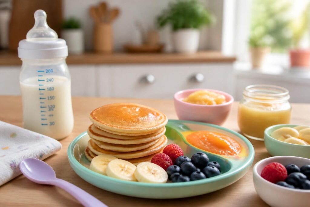 découvrez des recettes simples et gourmandes de pancakes pour bébé, parfaites pour un goûter sain et équilibré.