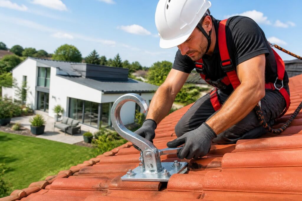 découvrez pourquoi choisir un crochet de sécurité adapté est essentiel pour sécuriser votre toiture et garantir la protection lors des travaux en hauteur.