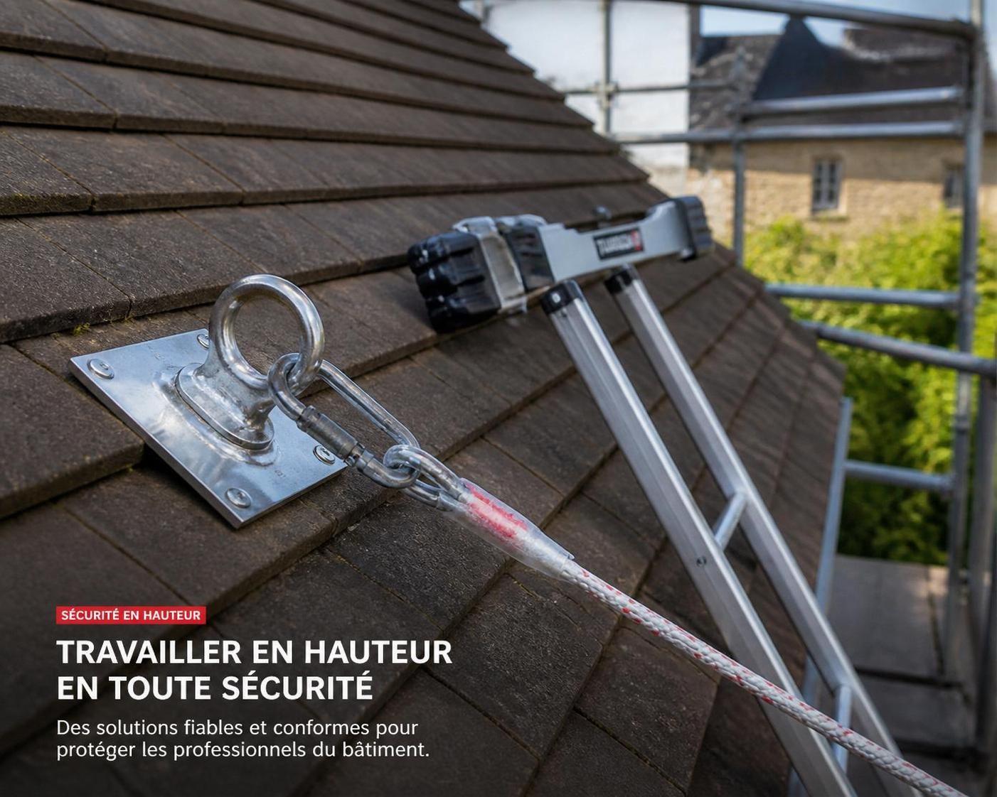 découvrez pourquoi il est essentiel de choisir un crochet de sécurité adapté pour sécuriser votre toiture et assurer la protection optimale lors des travaux en hauteur.