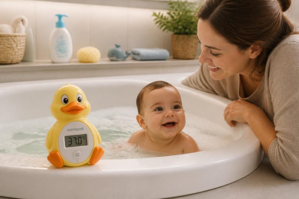 découvrez comment choisir le thermomètre de bain idéal pour bébé afin de garantir une eau à la température parfaite, assurant confort et sécurité lors du bain.