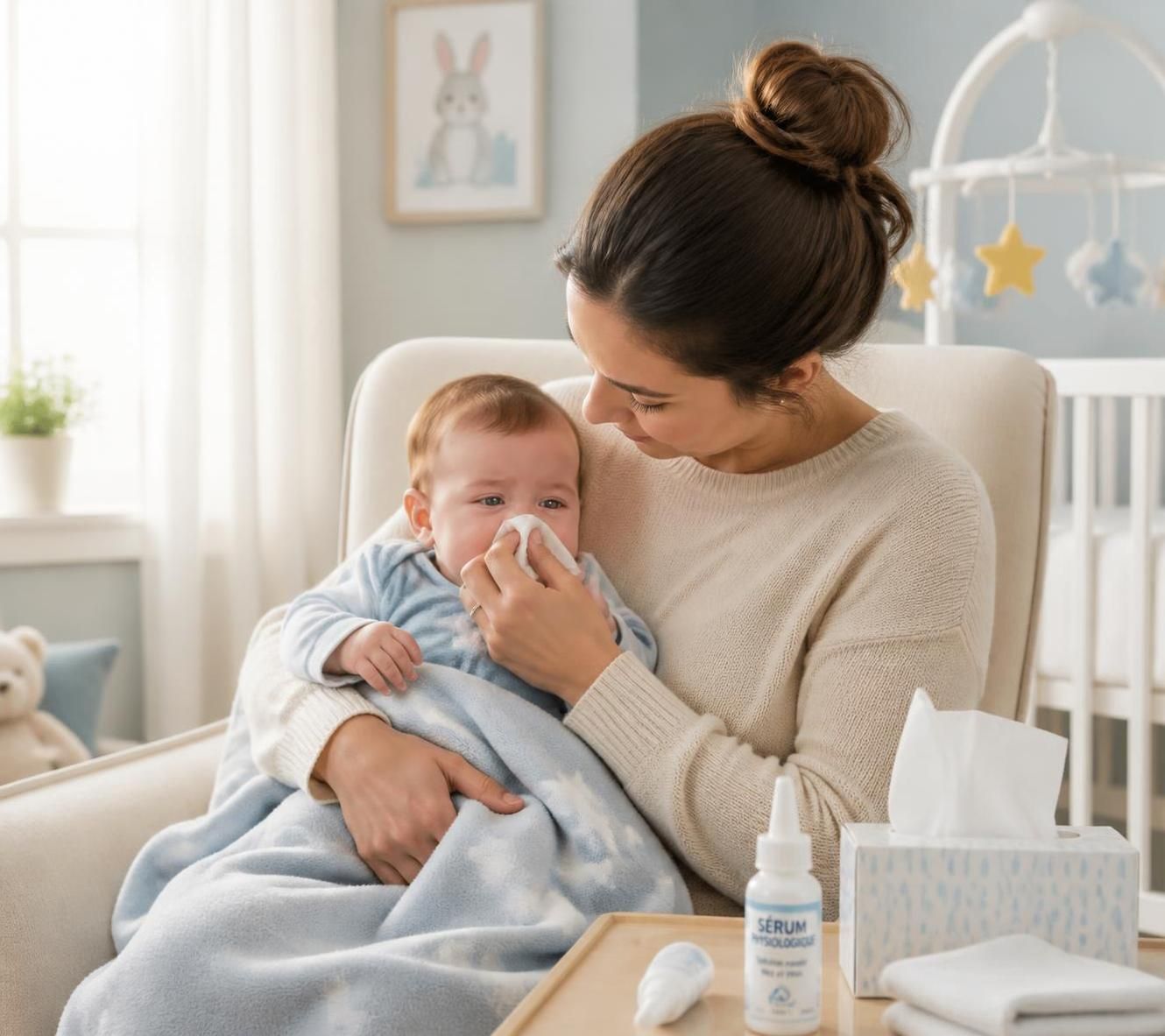 découvrez comment apaiser efficacement les premiers symptômes de la rhinopharyngite chez bébé grâce à des conseils simples et adaptés pour soulager votre tout-petit.