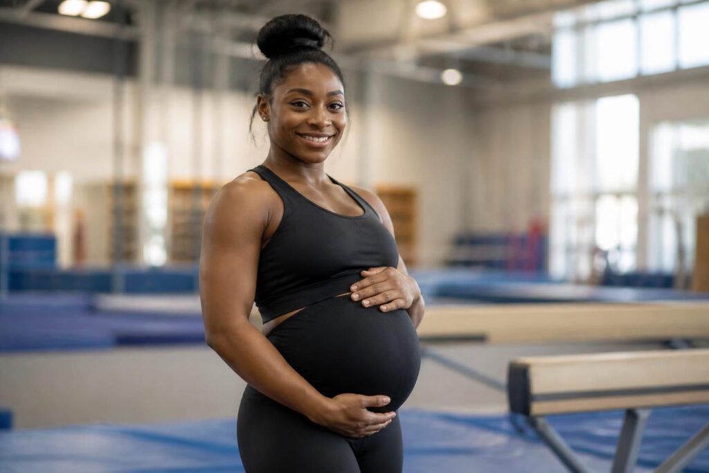 découvrez les dernières photos de simone biles enceinte et les rumeurs autour de sa possible retraite sportive. toute l'actualité et les confidences sur la championne.