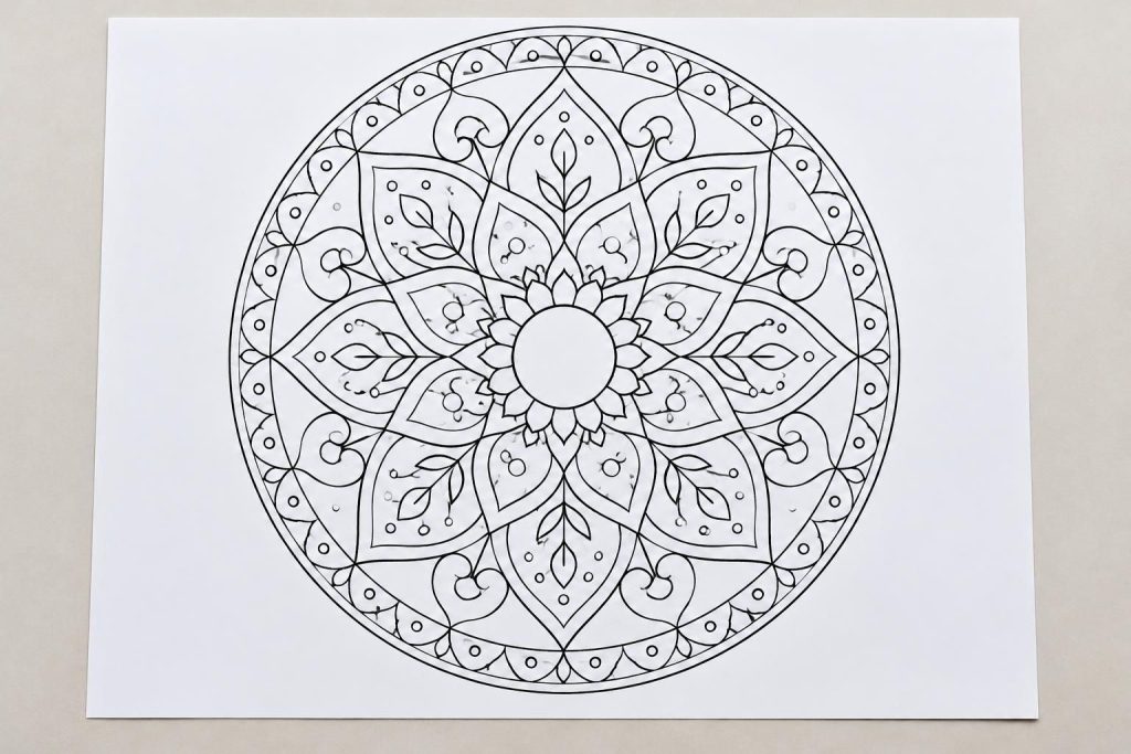téléchargez et imprimez des coloriages de mandalas pour enfants et amateurs de motifs zen. un moment créatif et relaxant à partager.