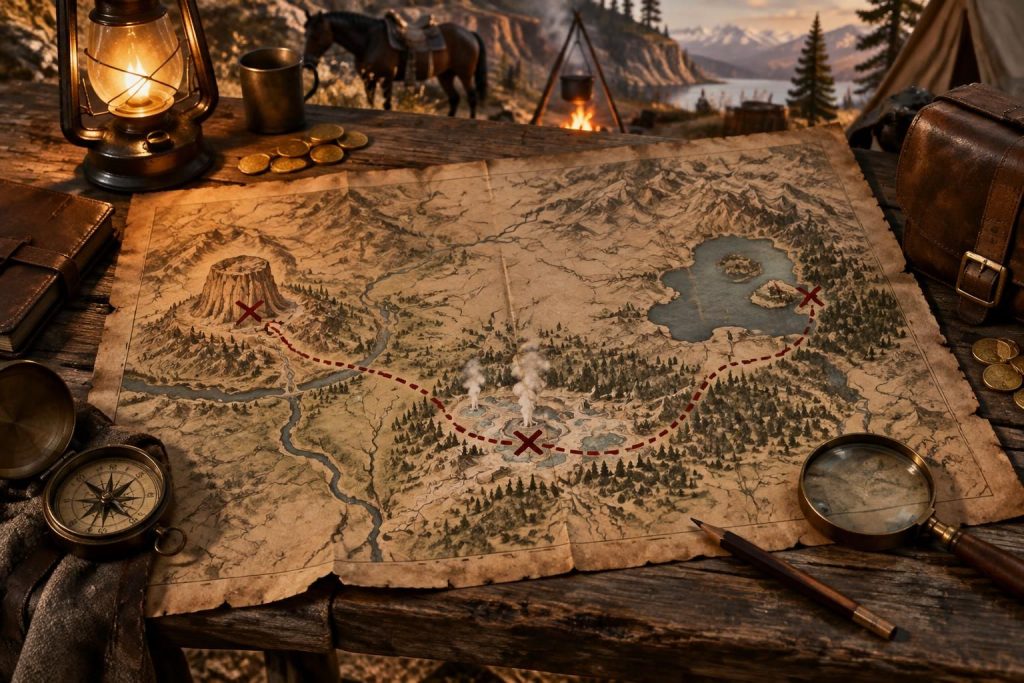 découvrez la solution complète de la carte au trésor de jack hall dans red dead redemption 2 : emplacements des indices et trésor final.